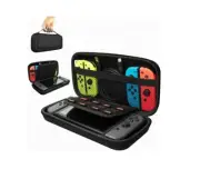 Nintendo Switch Carrying Case with 20 Game Cartridge Holders Black
