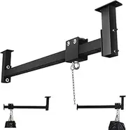 Wall Ceiling Heavy Bag Hanger Roller Mount Saving Space 42'' Long Ease Adjust for Heavy Punching Bags up to 300 LBS
