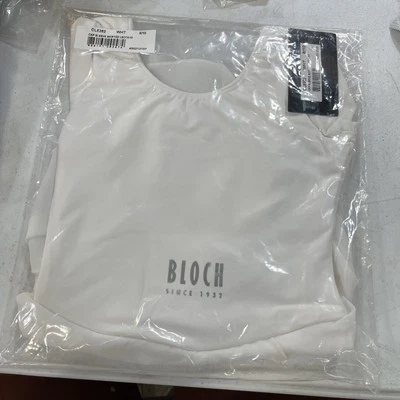 BLOCH CL8262 White Cap Sleeve Skirted Leotard 8/10