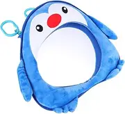 1Pc Penguin Shaped Backseat Observation Mirror Convex Rear View Mirror for Car Safety Accessory Cute and Functional Monitor