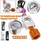 Refilling Adapter for SodaStream Quick Connect Cylinder to W21.8 -14 CO2 Tank