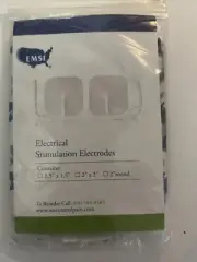 EMSI Electrical Stimulation Electrodes Pack of 16 Sealed 1.5” x 1.5” For Tens