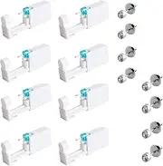 [Paifeancodill] Disposable Ear Piercing Kit, 8Pack Self Ear Piercing Kit Upgraded Disposable Ear Piercing Gun, Home Use Safety Ear Cartilage Piercing Needles with 4mm Hypoallergenic Crystal Ear Studs
