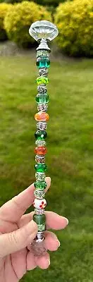 Whimsical Wand 8" Glass Beaded Metaphysical Elemental Energy