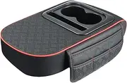 Car Console Cup Holder,Center Console Covers for Car - Multi-Functional Center Console Cushion with Storage Bag for Automotive Water Cup Mobile Phones Keys
