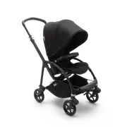 Bugaboo Bee 6 seat pram Black sun canopy, black fabrics, black chassis