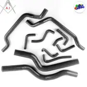 Black For 90-94 MITSUBISHI ECLIPSE DSM 4G63T 1G Silicone Radiator Coolant Hose (for: Mitsubishi)