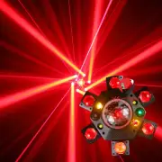 150W LED Beam Strobe Laser Moving Head Light RGBW Stage Lighting DMX DJ Party