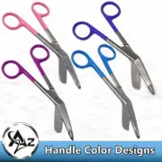 5.5" Bandage Lister Scissors for Veterinary Nurses Medical Interns Handle Colors