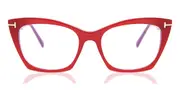 Tom Ford FT5709-B Blue-Light Block 072 Men's Glasses Red Size 54 - Private Health Rebate - Blue Light Block Available