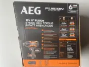 AEG BSS18HTF12B6 18V 1/2" FUSION 6 MODE HIGH TORQUE IMPACT WRENCH