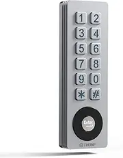 Universal Garage Door Opener Wireless Keyless Keypad for LiftMaster Chamberlain Genie Craftsman Linear Wayne Dalton Openers Produced, Metal Case Keyless Garage Door Access System (Rectangular)