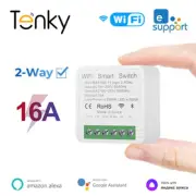 eWeLink 16A Mini WiFi Smart Switch Light 2-way Control Module Timer Wireless Rem