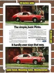 Metal Sign - 1973 Pinto - 10x14 inches