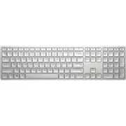 HP 970 Wireless Keyboard - Silver - Bluetooth & USB for PC/Mac