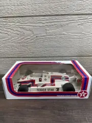 TEXACO STAR INDY RACE CAR - VINTAGE 1982 RACE CAR LTD. 12" PULL BACK CAR IN BOX