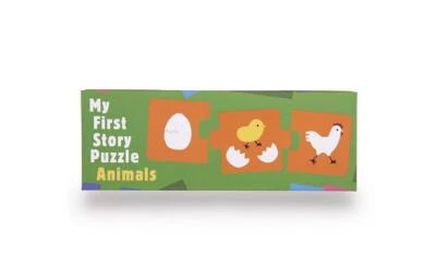 Chronicle Books My First Story Animals Puzzle for Ages 3+ 15 Pieces