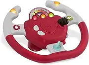 Battat – Interactive Steering Wheel – Portable Car Toy – Kids Games & Songs – Toddler Road Trip – 2 Years + – Geared to Steer
