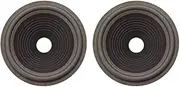 XYWHPGV 8 inches Paper Speaker Cone Subwoofer Drum Ripple Paper 1.4 inches Coil Diameter with Foam Surround Black 2 Pcs(92dfc 0b046 3cae1 c2edb 50354 a2435