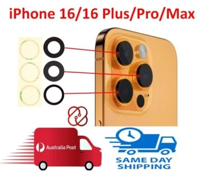iPhone 16 16 Plus 16 Pro 16 Pro Max Rear Camera Lens Glass Cover Replacement