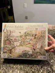 Peter Rabbit Beatrix Potter Country Stroll Floor Puzzle 36 Pc 24 x 36 NYPC NEW!