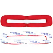 2-pack Headphone Covers for Sennheiser Gsp Series - Red Headband
