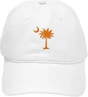 [CafePress] SC Palmetto & Crescent (O) Cap Adjustable Baseball Cap