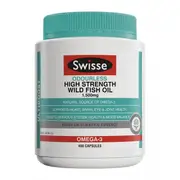 Swisse Odourless High Strength Wild Fish Oil 1500mg 400 Capsules