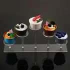 Acrylic Cupcake Display Stand 2/3/5 Tiers Perfume Display Risers Garage Kit