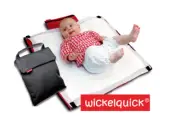 WICKELQUICK Nappy Change Mat Bag from Germany Innovative Award Winning NEW RED