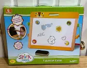 New Double Sided Tabletop Easel Dry Erase & Chalk Board by Spark Create Imagine