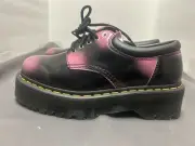 Dr. Martens 8053 Unisex Quad Platform Oxford Shoes Size 8 Men 9 Ladies