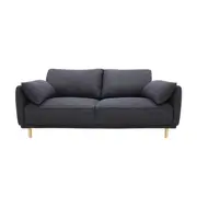 [James Lane] Hudson Plaza Flint Grey Sofa - 2 Seater