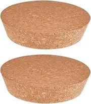 OLYCRAFT 2 Pcs Large Cork Stoppers Tapered Wood Bottle Stopper 12~14cm Cork Canning Jar Lids Bottle Stoppers Wood Jar Plugs for Kitchen Wedding Favor Canning - 3cm Thick