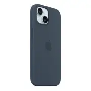 Apple iPhone 15 Silicone Case with MagSafe MXPF3FE/A - Storm Blue