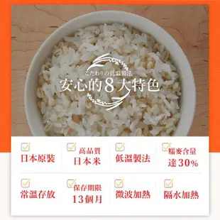 【IRIS】日本直送即食糯麥白飯 150g×3盒裝