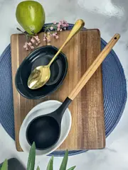 AMANA Spoon Rest - Black/White
