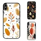 featuring leaves autumn Boho Tough Cover For iPhone XS 11 12 13 14 15 16 Pro Max