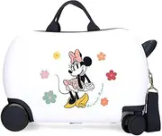 Joumma Disney Minnie & Friends Children's Suitcase White 45 x 31 x 20 cm Rigid 1.8 kg Combination Lock Side ABS 1.8 kg 27.9L Hand Luggage, White, One Size, Children's Suitcase