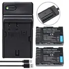 2x Battery +Charger for Panasonic DMW-BLF19 Lumix DMC-GH4KBODY GH4 DC-G9 DC-GH5S