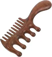 FRCOLOR Solid Wood Scalp Massage Comb Sturdy Tooth Design for Daily Use Versatile Hair Relaxation Tool for Family Head Massages Alleviates Headaches Discomfort