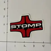 Vintage Stomp Snowboard Traction Pad Snowboarding STICKER