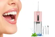 Rechargeable Cordless Electric Water Flosser Oral Irrigator-Pink
