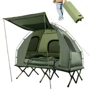 Costway 2-Person Pop Up Tent Camping Stretcher w/Mattress