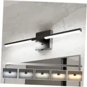 Modern Bathroom Vanity Light 24 inch, Built-in Dimmer, 13W 24 Inch Black