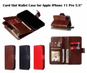 Luxury PU Leather Card Slot Wallet Case Cover for Apple iPhone Pro 11 5.8-inch