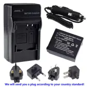 Battery For Panasonic CGA-S007 DMW-BCD10 Lumix DMC-TZ15 TZ1 TZ3 TZ4 TZ5 +Charger