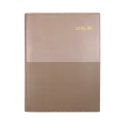 2025-2026 Financial Year Diary Collins Vanessa A5 Day to Page Rose Gold FY185.V49