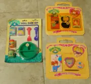 Vintage 1984 Cabbage Patch Kids Write n Wipe, Sweet Memories & Doll Care Set NOS