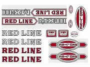 Redline BMX Retro MX2 Decal Set Early 80's Red/White